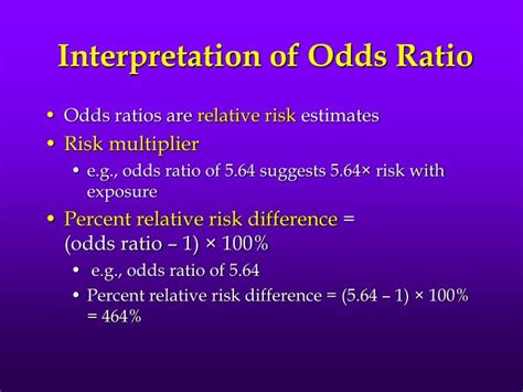 odds ratio less than 1 interpretation|confidence interval includes 1.